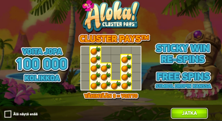 Aloha! Cluster Pays Arvostelu