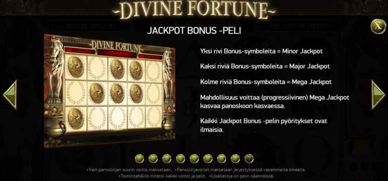 Divine Fortune Bonukset