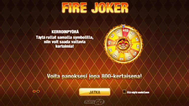 Fire Joker Arvostelu