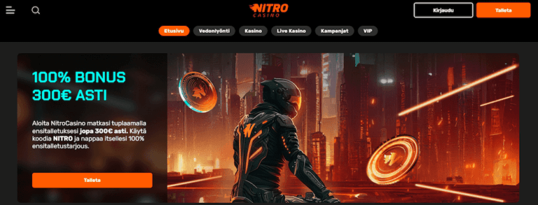 Nitro Casino Kuvankaappaus 1