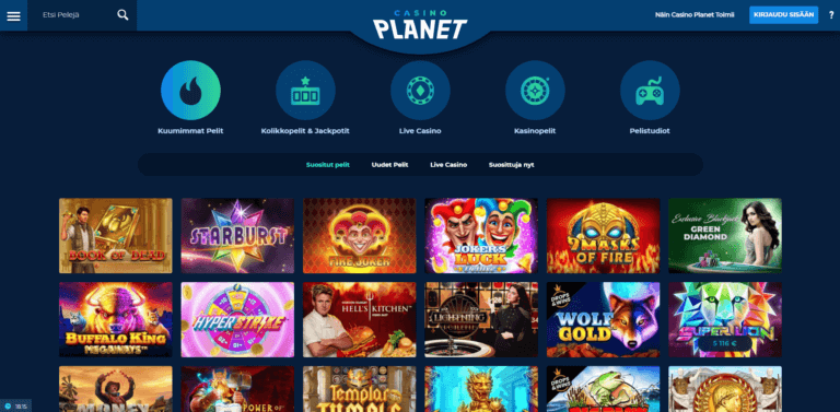 Casino Planet Kuvankaappaus 3