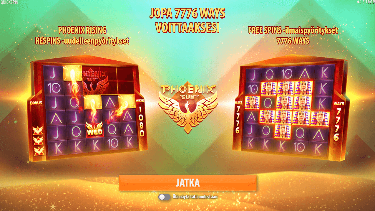 Phoenix Sun Arvostelu