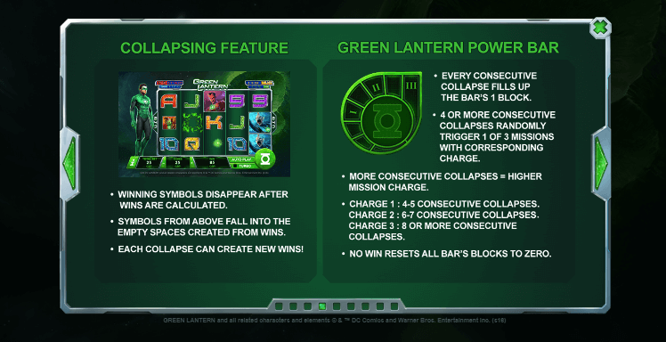 Green Lantern Bonukset