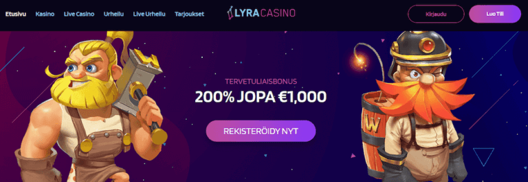 Lyra Casino Kuvankaappaus 1