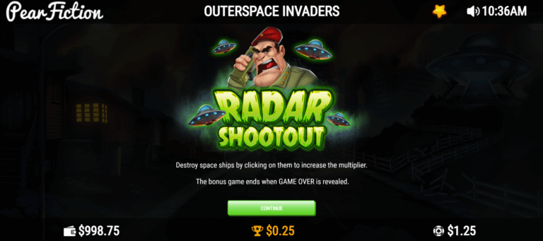 Outerspace Invaders Bonukset