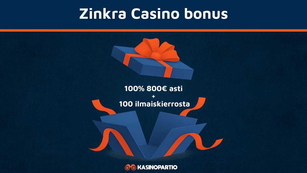 Zinkra Casino bonus