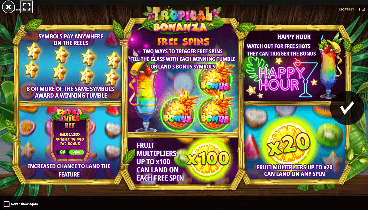 Tropical Bonanza Arvostelu