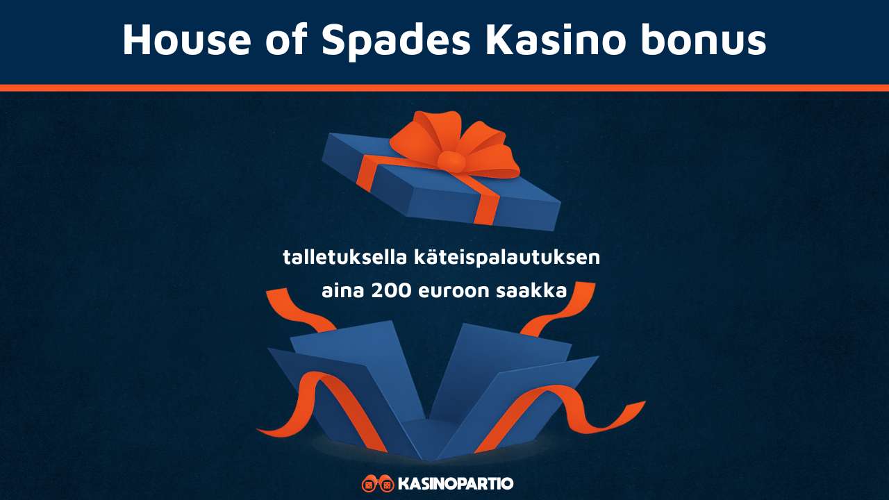 House of Spades kasino bonus