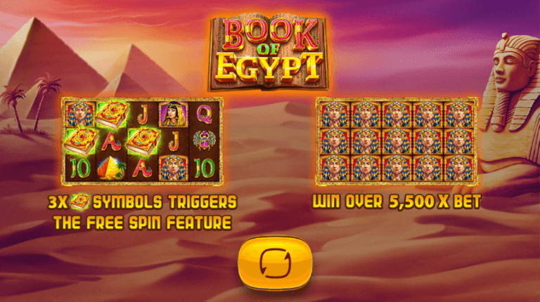 Book of Egypt Bonukset