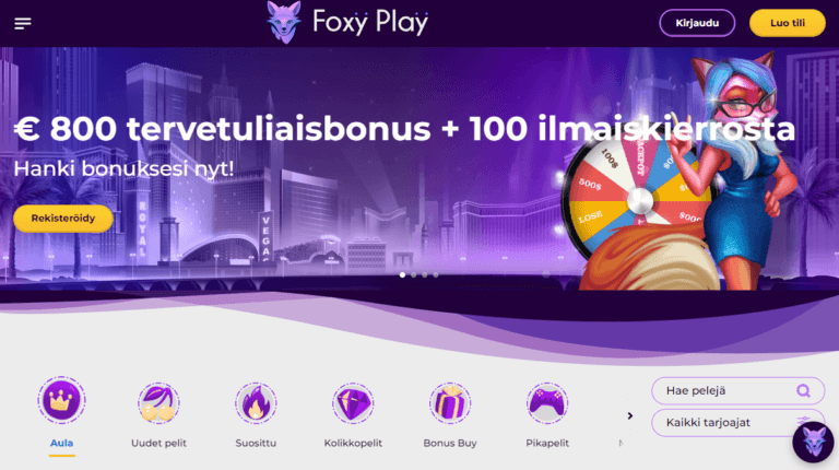 Foxyplay Casino Kuvankaappaus 1