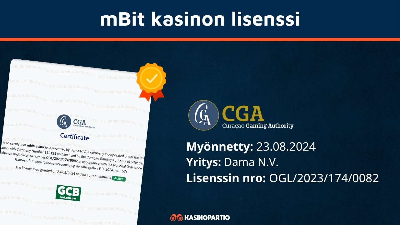 mbit kasinon lisenssi