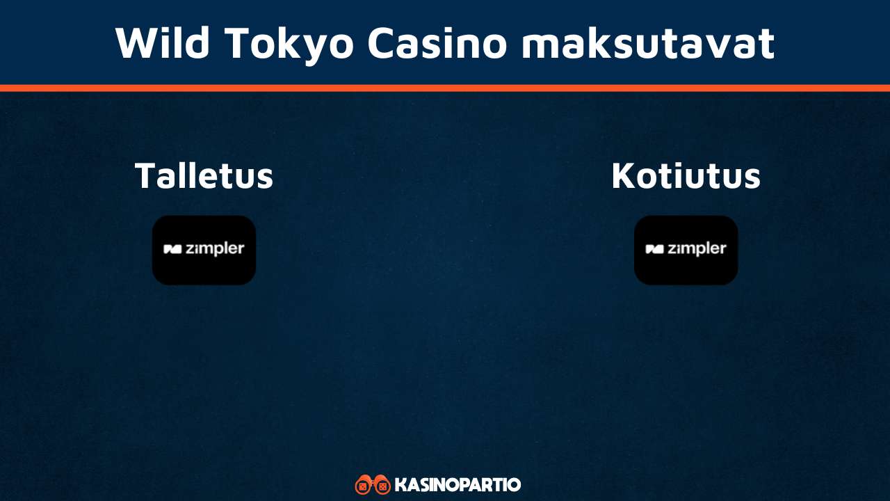 Wild Tokyo casino maksutavat