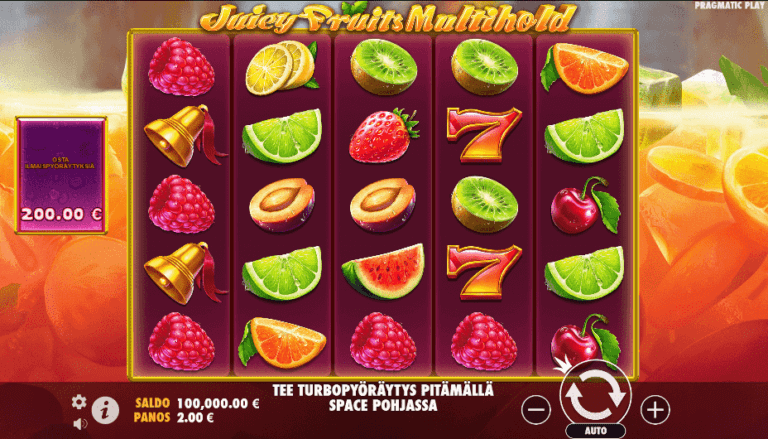 Juicy Fruits Multihold Ilmaiskierrokset