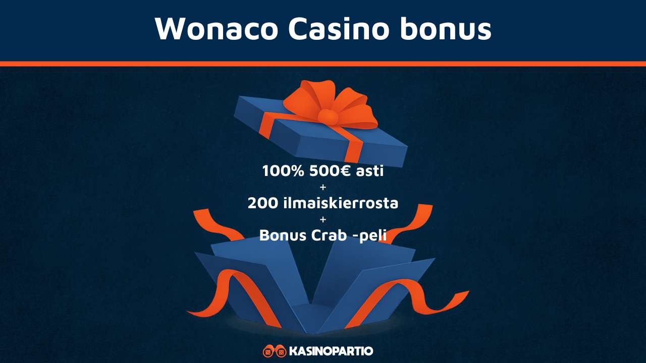 Wonaco Casino bonus