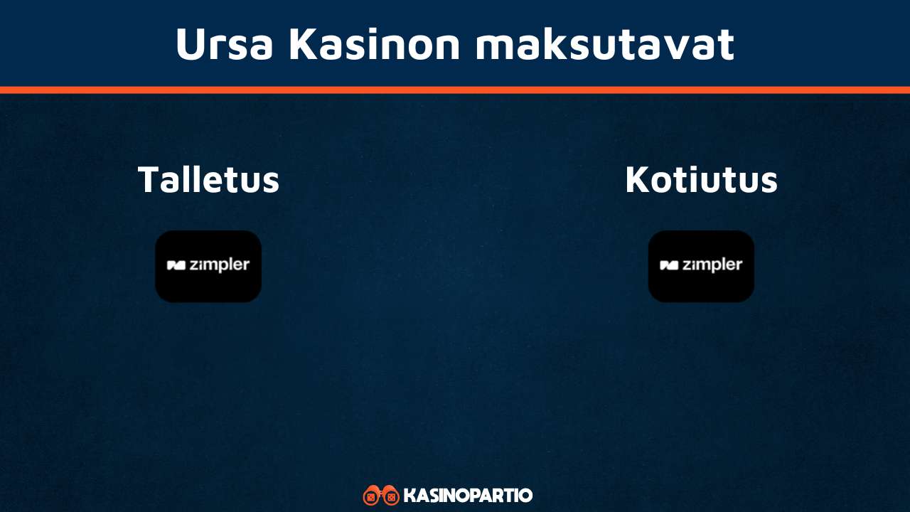 Ursa Casino maksutavat