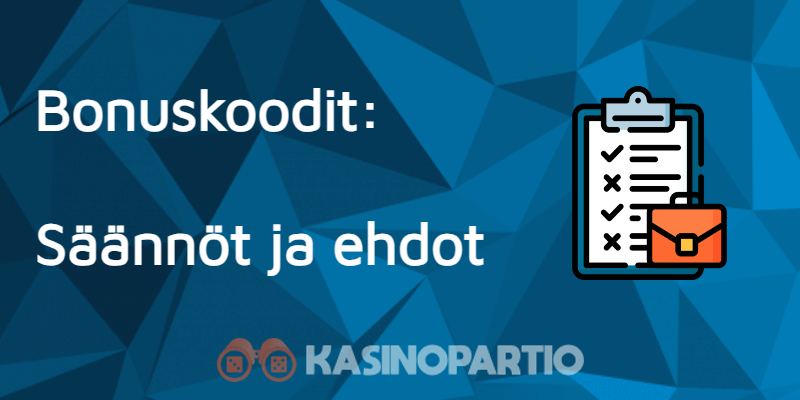 Bonuskoodit sisältävät bonusehtoja.