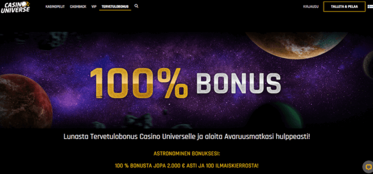 Casino Universe Kuvankaappaus 2