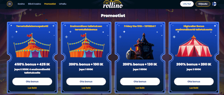 Rollino Casino Kuvankaappaus 2