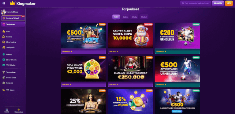 Kingmaker Casino Kuvankaappaus 2