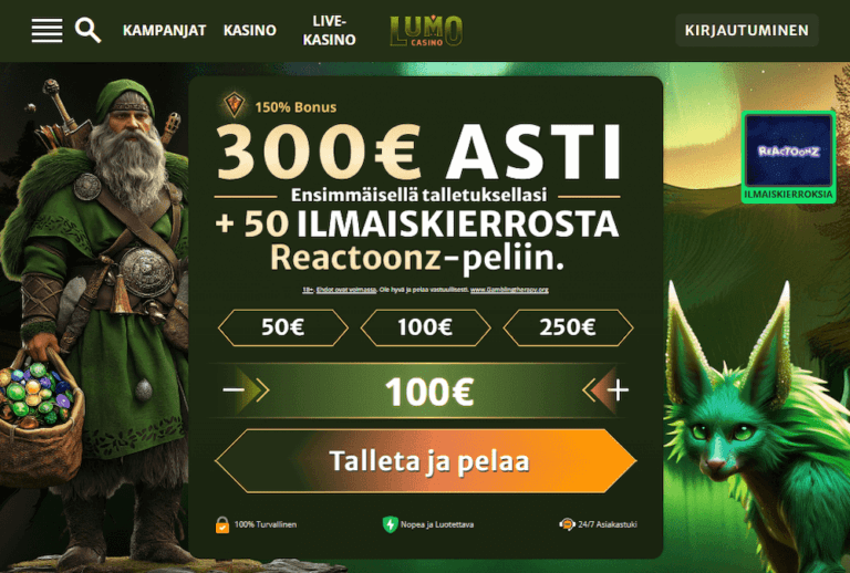 Lumo Casino Kuvankaappaus 1