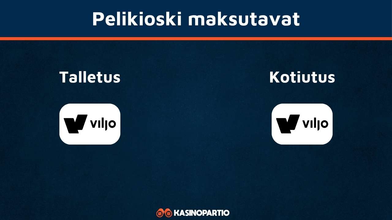 Pelikioski maksutavat