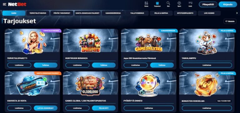 NetBet Casino Kuvankaappaus 2