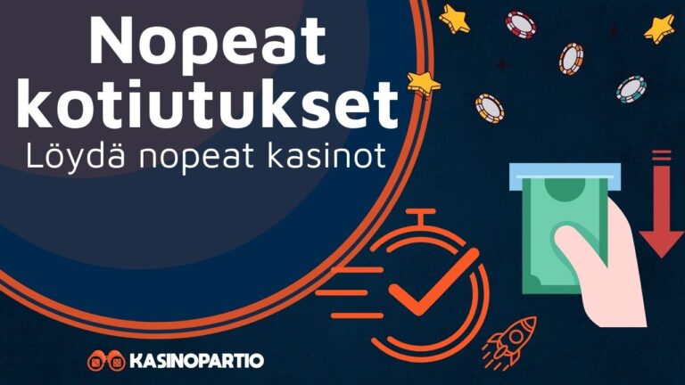 Nopeat kotiutukset: Löydä nopeat kasinot
