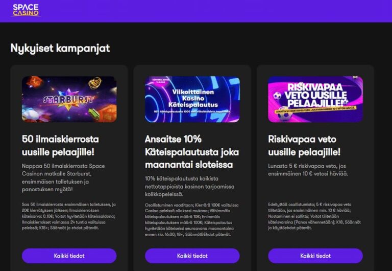 Space Casino Kuvankaappaus 2