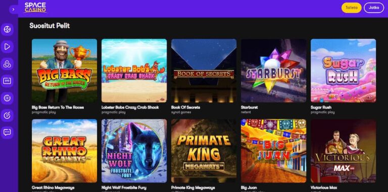 Space Casino Kuvankaappaus 3