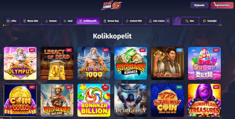 Spinlander Casino Kuvankaappaus 3