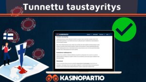 Suomalaisella kasinolla on usein tunnettu taustayritys.