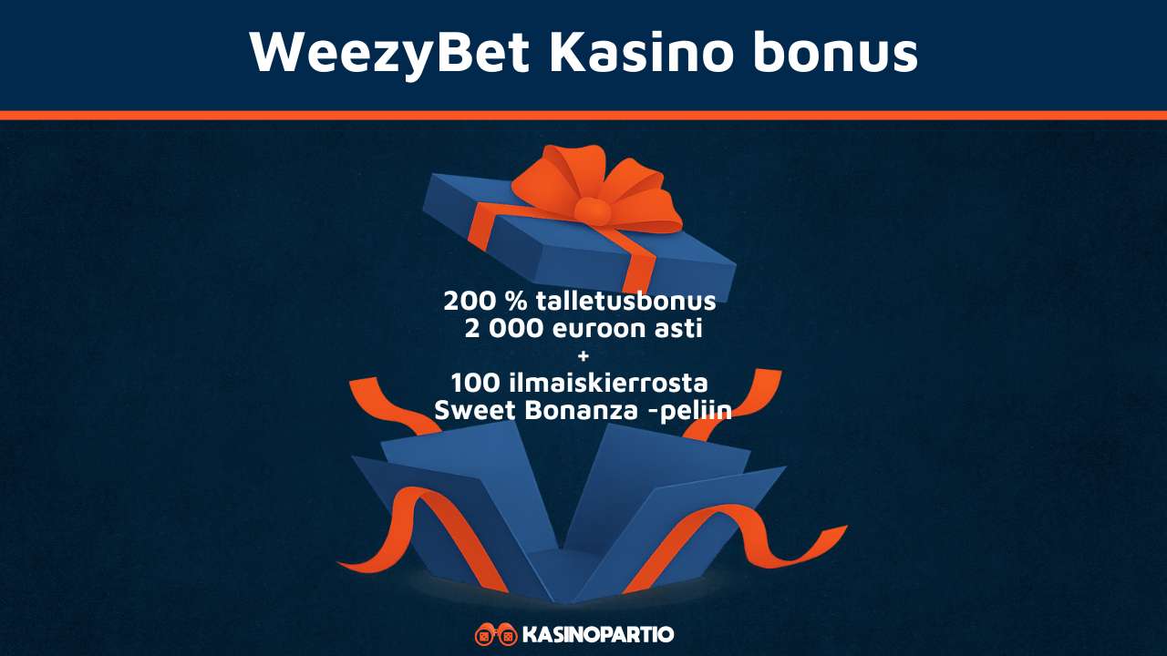 WeezyBet kasino bonus