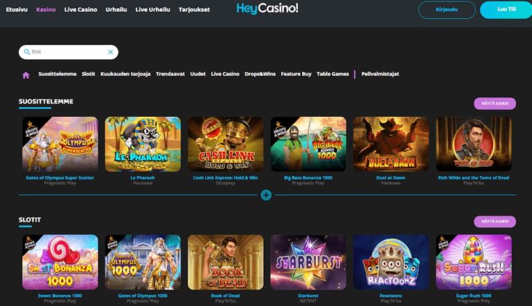 Hey Casino Kuvankaappaus 3