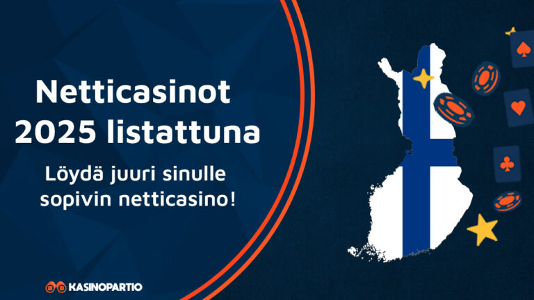 Netticasinot 2025 listattuna – Löydä juuri sinulle sopivin netticasino!