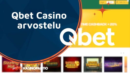 Screenshot der Qbet Casino Benutzeroberfläche mit Spielangebot