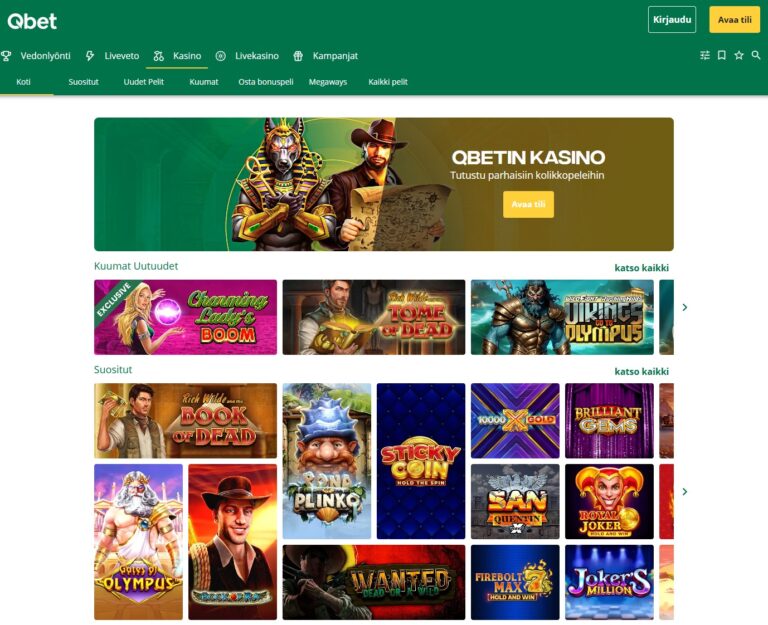 QBet Casino Kuvankaappaus 3