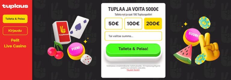 Tuplaus Kasino Kuvankaappaus 1