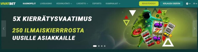 VivatBet Casino Kuvankaappaus 1
