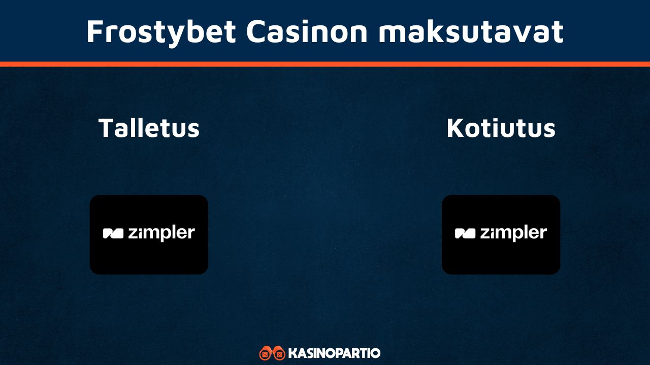 Frostybet Casinon maksutavat