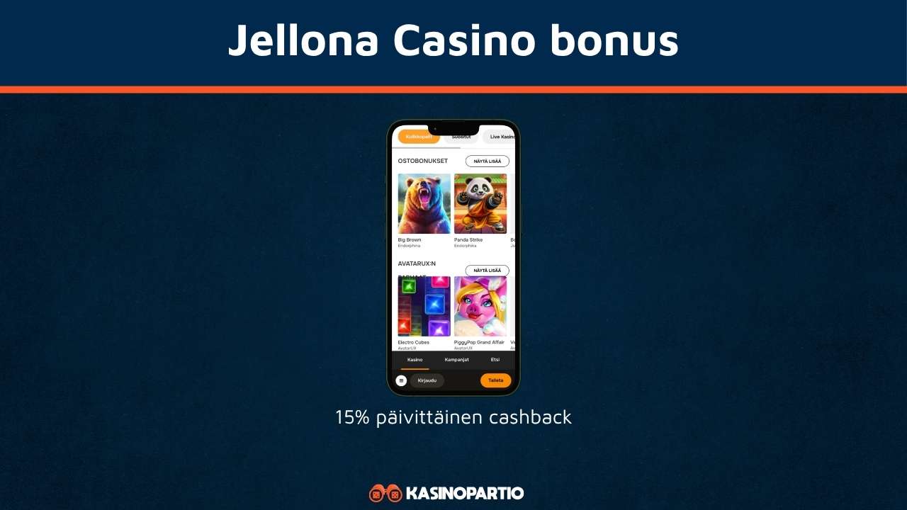 Jellona Casino bonus