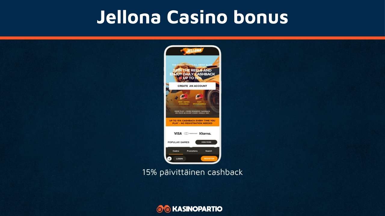 Jellona Casino bonus