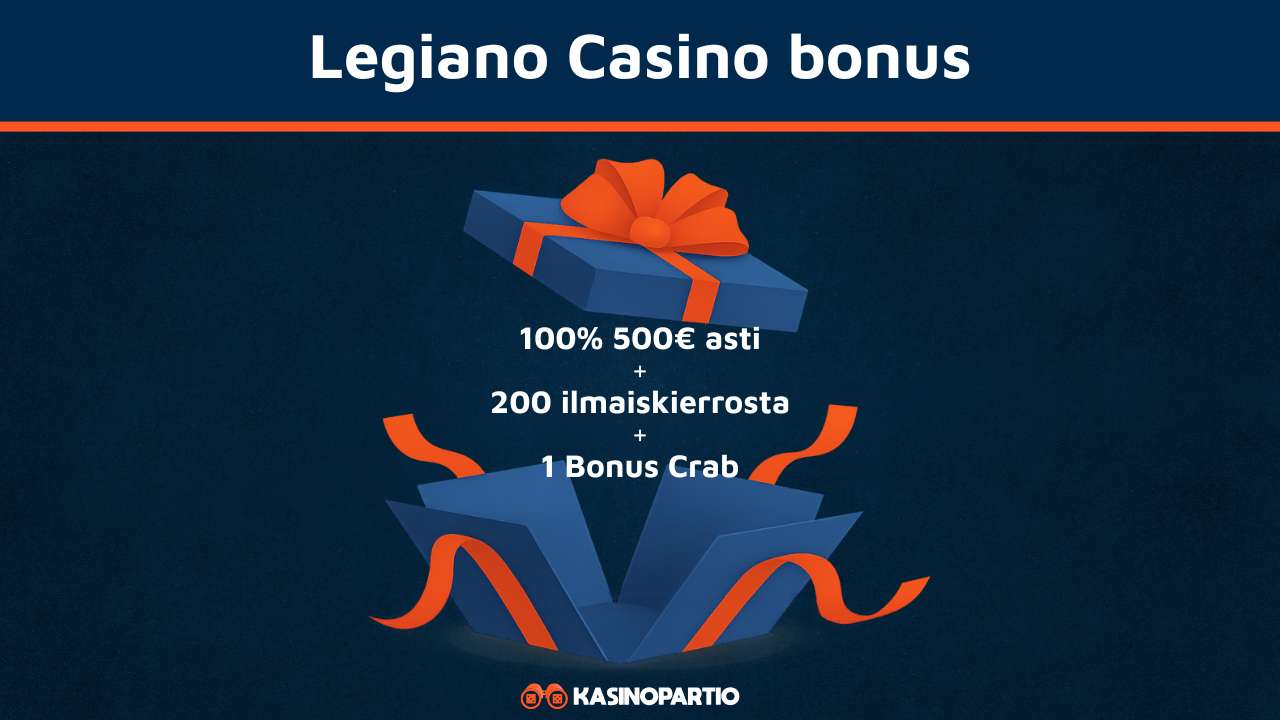 Legiano Casino bonus