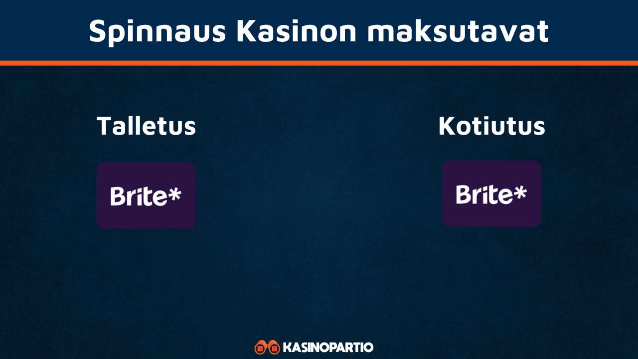 Spinnaus Kasinon maksutavat
