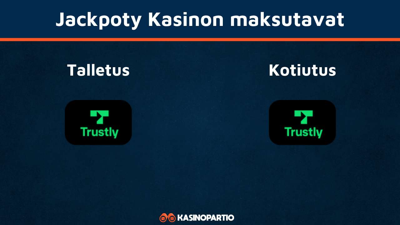 Jackpoty Kasinon maksutavat