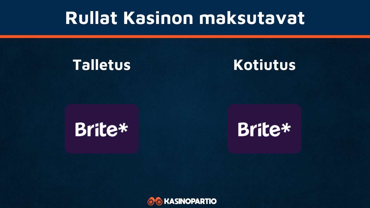 Rullat Kasinon maksutavat