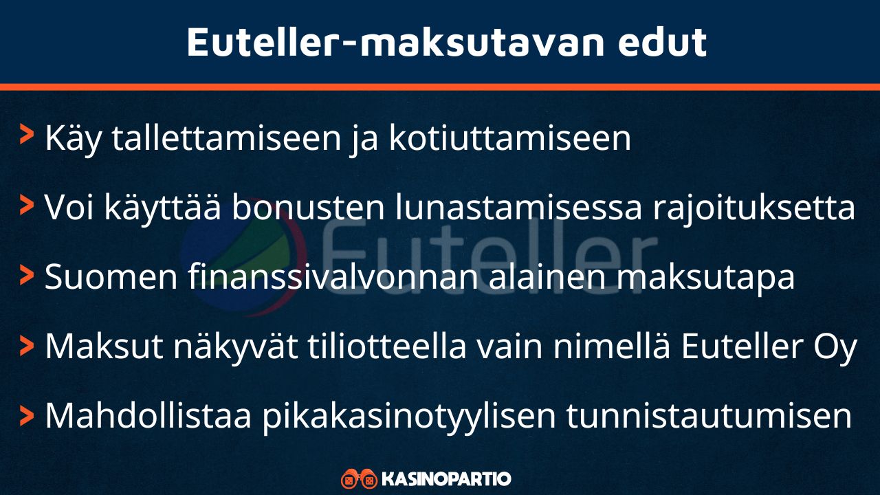 Euteller maksutavan edut