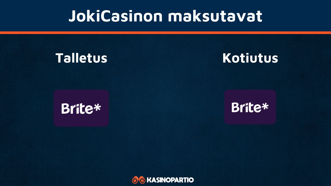 Joki Casinon maksutavat