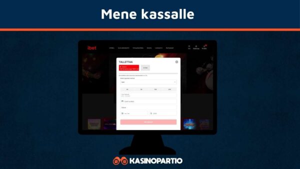 Mene Visa-kasinon kassalle