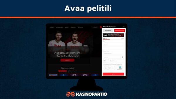 Avaa pelitili PayPal-kasinolle