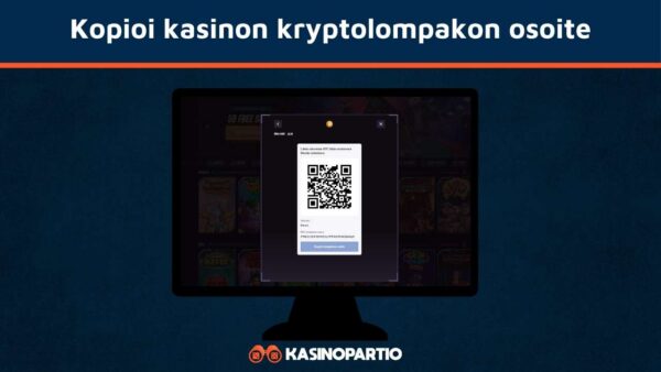 Kopioi kasinon kryptolompakon osoite